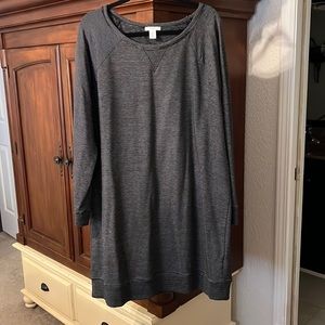 Daily Ritual sweatshirt style dress. XL